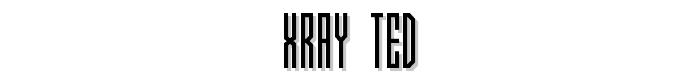 Xray Ted font